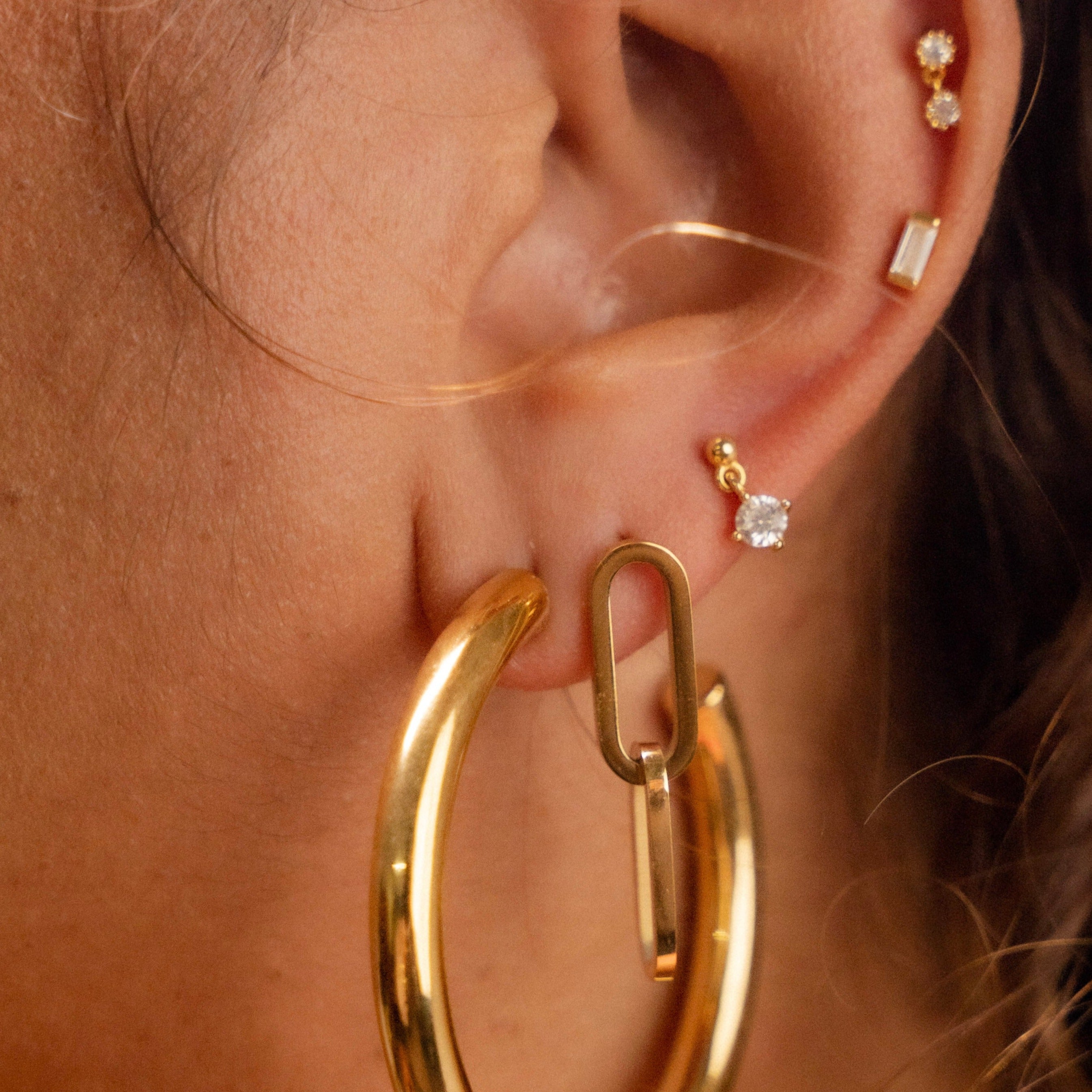 New School Chain Earrings